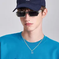 Letra Estilo Vintage Acero Inoxidable 304 Collar Colgante Cierre Con Gatillo De Langosta main image 2