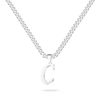 Letter Vintage Style 304 Stainless Steel Pendant Necklace Lobster Trigger Clasp Closure main image 4