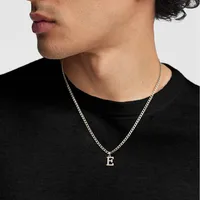 Letter Vintage Style 304 Stainless Steel Pendant Necklace Lobster Trigger Clasp Closure main image 5