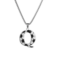 Letter Vintage Style Classic Style 304 Stainless Steel Pendant Necklace Plating Lobster Trigger Clasp Closure sku image 17