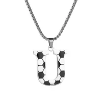 Letter Vintage Style Classic Style 304 Stainless Steel Pendant Necklace Plating Lobster Trigger Clasp Closure sku image 21