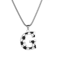 Letter Vintage Style Classic Style 304 Stainless Steel Pendant Necklace Plating Lobster Trigger Clasp Closure sku image 7