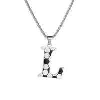 Letter Vintage Style Classic Style 304 Stainless Steel Pendant Necklace Plating Lobster Trigger Clasp Closure sku image 12