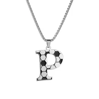 Letter Vintage Style Classic Style 304 Stainless Steel Pendant Necklace Plating Lobster Trigger Clasp Closure sku image 16