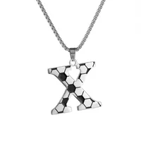 Letter Vintage Style Classic Style 304 Stainless Steel Pendant Necklace Plating Lobster Trigger Clasp Closure sku image 24