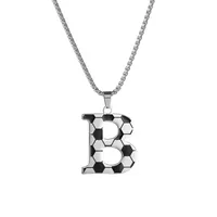 Letter Vintage Style Classic Style 304 Stainless Steel Pendant Necklace Plating Lobster Trigger Clasp Closure sku image 2