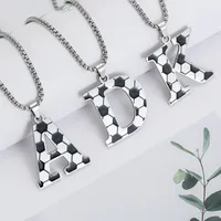 Letra Estilo Vintage Estilo Clásico Acero Inoxidable 304 Collar Colgante Enchapado Cierre Con Gatillo De Langosta main image 5