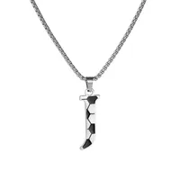 Letter Vintage Style Classic Style 304 Stainless Steel Pendant Necklace Plating Lobster Trigger Clasp Closure sku image 10