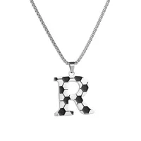 Letter Vintage Style Classic Style 304 Stainless Steel Pendant Necklace Plating Lobster Trigger Clasp Closure sku image 18