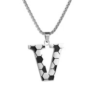 Letter Vintage Style Classic Style 304 Stainless Steel Pendant Necklace Plating Lobster Trigger Clasp Closure sku image 22