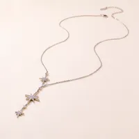 Star Elegant Glam Luxurious Copper Y-Necklace Lobster Trigger Clasp Closure main image 2