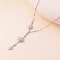 Star Elegant Glam Luxurious Copper Y-Necklace Lobster Trigger Clasp Closure main image 5