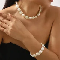 Elegant Modern Style Alloy Resin Shell Plating Women's Jewelry Set main image 4