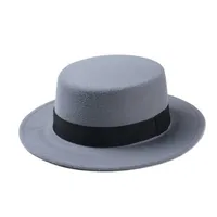 Women's Solid Color Flat Eaves Light Body British Style Fascinator Hats sku image 7