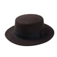 Women's Solid Color Flat Eaves Light Body British Style Fascinator Hats sku image 9