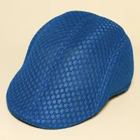 Unisex Solid Color Flat Eaves Vintage Style Vacation Beret Hat sku image 2