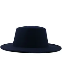 Unisex Solid Color Flat Eaves Light Body Modern Style British Style Straw Hat main image 5