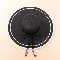 Women's Bow Knot Big Eaves Modern Style Straw Hat main image 2