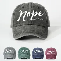 Unisexe Mots De Vocabulaire/Nom Avant-Toit Incurvé Broderie Décontractée Style Simple Vêtement De Rue Casquette De Baseball main image 1