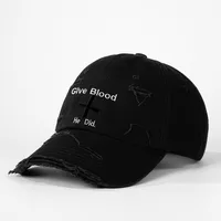 Unisexe Mots De Vocabulaire/Nom Avant-Toit Incurvé Broderie Décontractée Style Simple Vêtement De Rue Casquette De Baseball main image 2