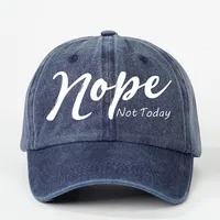 Unisexe Mots De Vocabulaire/Nom Avant-Toit Incurvé Broderie Décontractée Style Simple Vêtement De Rue Casquette De Baseball main image 2