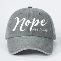 Unisexe Mots De Vocabulaire/Nom Avant-Toit Incurvé Broderie Décontractée Style Simple Vêtement De Rue Casquette De Baseball main image 3