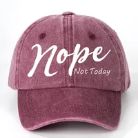 Unisexe Mots De Vocabulaire/Nom Avant-Toit Incurvé Broderie Décontractée Style Simple Vêtement De Rue Casquette De Baseball main image 4