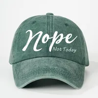 Unisexe Mots De Vocabulaire/Nom Avant-Toit Incurvé Broderie Décontractée Style Simple Vêtement De Rue Casquette De Baseball main image 5