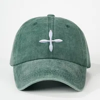 Unisex Cross Curved Eaves Embroidery Casual Simple Style Streetwear Baseball Cap main image 4
