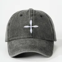 Unisex Cross Curved Eaves Embroidery Casual Simple Style Streetwear Baseball Cap sku image 3