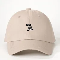 Unisexe Numéro Avant-Toit Incurvé Broderie Décontractée Style Simple Vêtement De Rue Casquette De Baseball main image 4