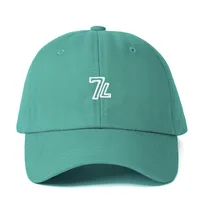 Unisexe Numéro Avant-Toit Incurvé Broderie Décontractée Style Simple Vêtement De Rue Casquette De Baseball main image 5