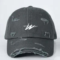 Unisex Geometric Curved Eaves Embroidery Casual Simple Style Streetwear Baseball Cap sku image 6