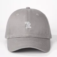 Unisex Number Curved Eaves Embroidery Casual Simple Style Streetwear Baseball Cap sku image 4