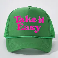 Unisexe Mots De Vocabulaire/Nom Avant-Toit Incurvé Broderie Décontractée Style Simple Vêtement De Rue Casquette De Baseball main image 3