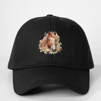 Unisex Horse Curved Eaves Embroidery Casual Simple Style Streetwear Baseball Cap main image 2