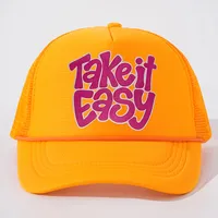 Unisexo Palabras Del Vocabulario/Nombre Aleros Curvos Bordado Casual Estilo Simple Ropa De Calle Gorra De Beisbol main image 5