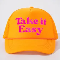 Unisexe Mots De Vocabulaire/Nom Avant-Toit Incurvé Broderie Décontractée Style Simple Vêtement De Rue Casquette De Baseball main image 4