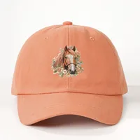 Unisex Horse Curved Eaves Embroidery Casual Simple Style Streetwear Baseball Cap main image 4