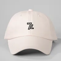Unisex Number Curved Eaves Embroidery Casual Simple Style Streetwear Baseball Cap sku image 7