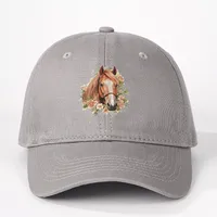 Unisex Horse Curved Eaves Embroidery Casual Simple Style Streetwear Baseball Cap sku image 3