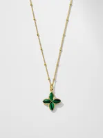 Elegant Glam Lady 304 Stainless Steel Flower Women's Jewelry Set sku image 2
