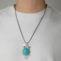 Geometric Moon Retro Classic Style Alloy Pendant Necklace Wholesale main image 5