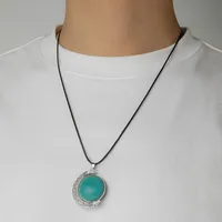 Geometric Moon Retro Classic Style Alloy Pendant Necklace Wholesale main image 4