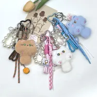 Cute Plush Paw Print Cat Women's Bag Pendant Keychain main image 1
