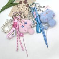 Mignon Peluche Empreinte De Patte Chat Femmes Pendentif De Sac Porte-Clés main image 4