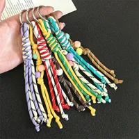 Modern Style Braiding Thread Knot Women's Bag Pendant Keychain main image 1