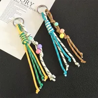 Modern Style Braiding Thread Knot Women's Bag Pendant Keychain main image 5