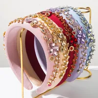 Women's Flower Cute Sweet Cloth Glass Hair Band main image 1