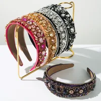 Mujeres Flor Lindo Dulce Tela Vidrio Banda Para El Cabello main image 1